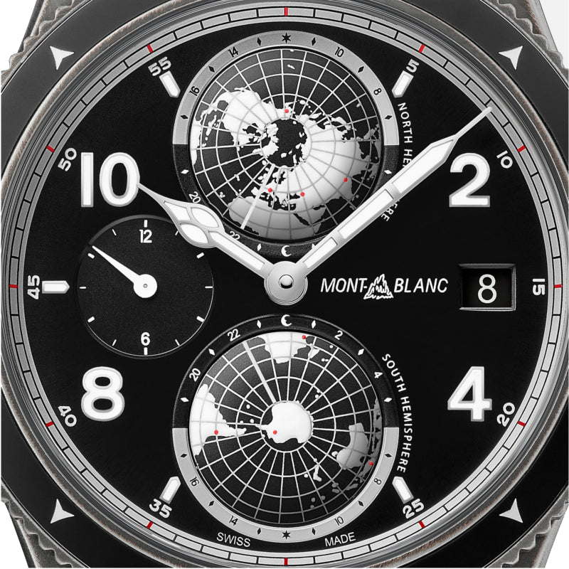 MontreMontblancMontblanc 1858 Geosphere Ultra Black Limited Edition - 858 pièces