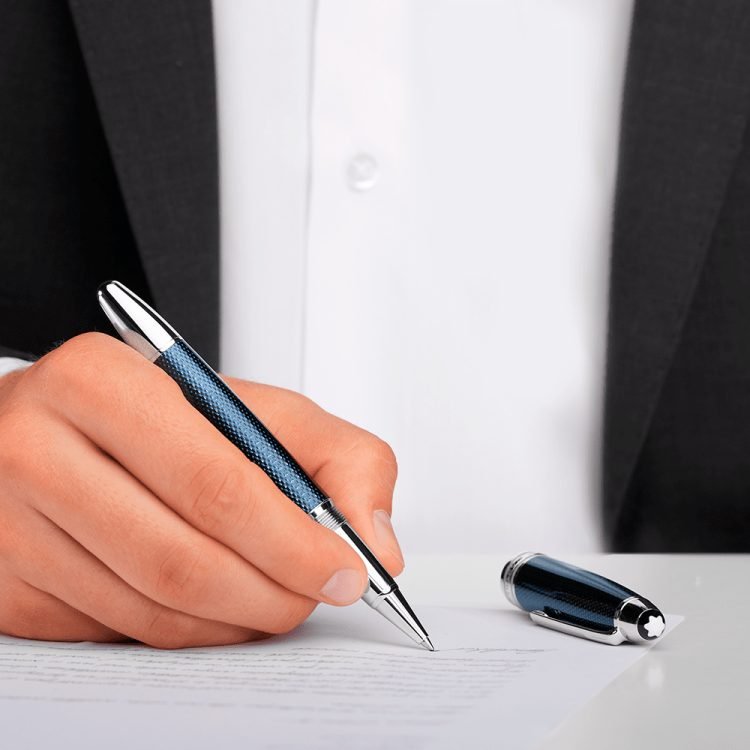 RollerballMontblancRollerball Montblanc Meisterstück Solitaire Blue Hour LeGrand