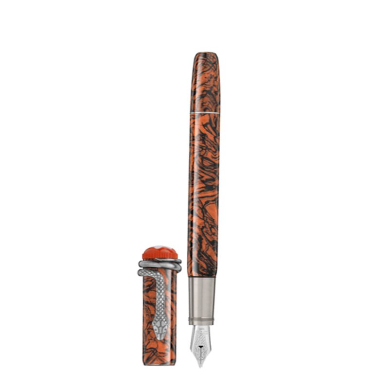 Stylo plumeMontblancStylo plume (F) Montblanc Heritage Rouge et Noir Serpent Marble Special Edition