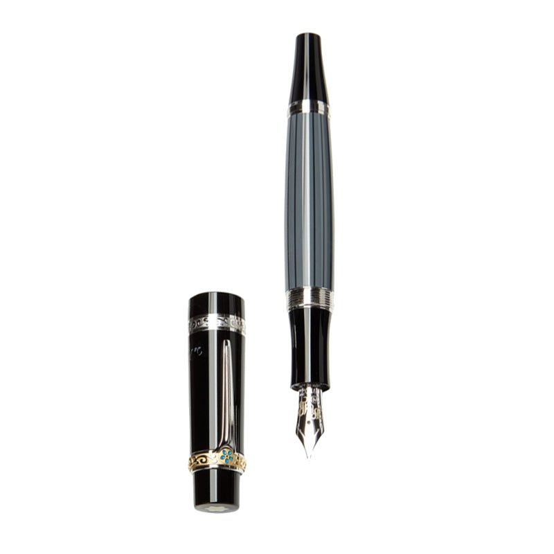 Stylo plumeMontblancStylo plume Montblanc Writers Edition Honore De Balzac Black Resin Fountain Pen